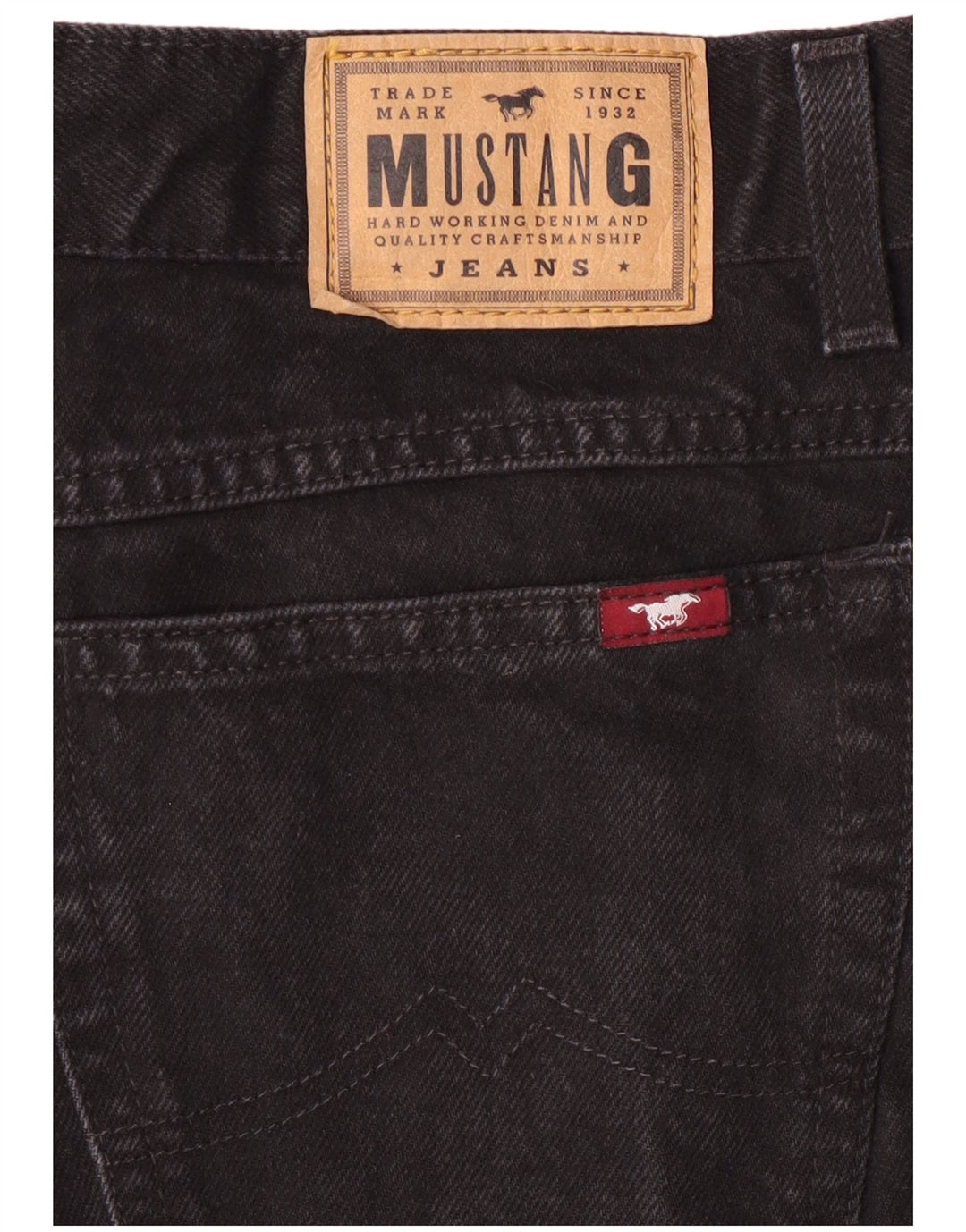 MUSTANG Vaqueros rectos para hombre W32 L30 Negro