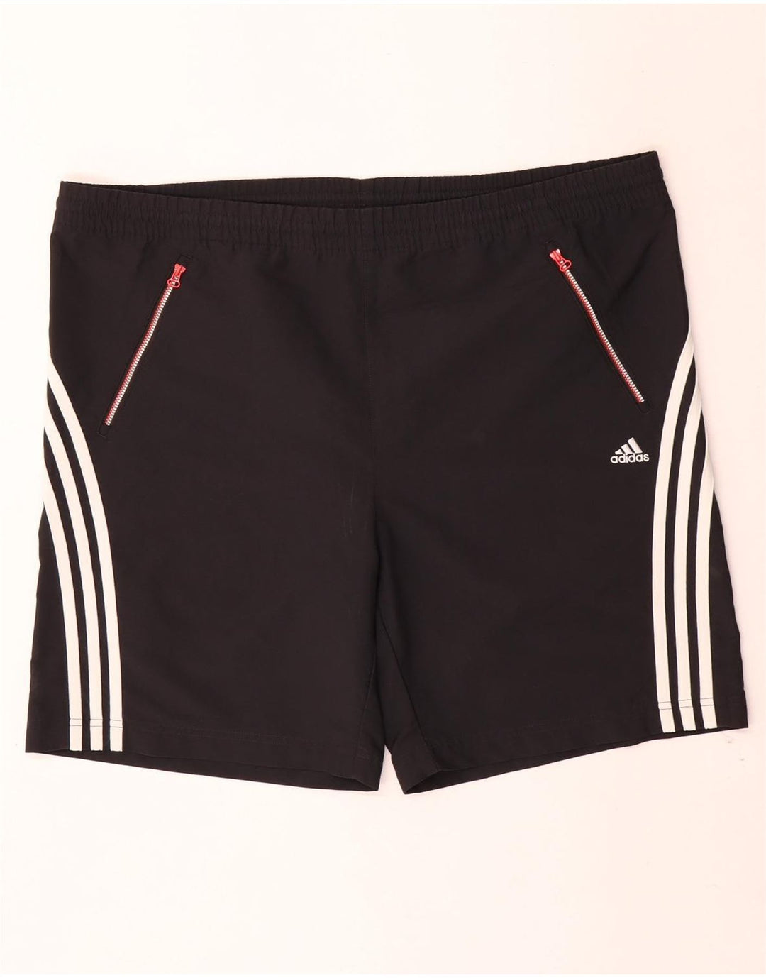 Adidas Pantalones cortos deportivos para hombre XL Negro Poliéster