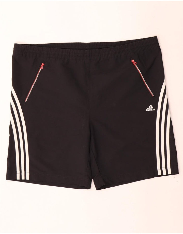 Adidas Pantalones cortos deportivos para hombre XL Negro Poliéster