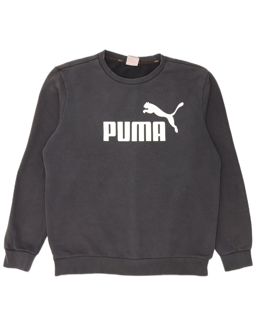 Puma Hombre Sudadera Gráfica Jumper Medium Negro Algodón