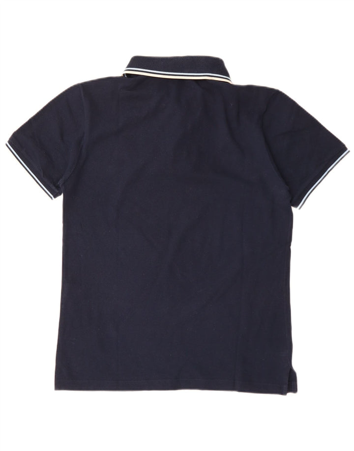 FRED PERRY Polo para hombre pequeño algodón azul marino