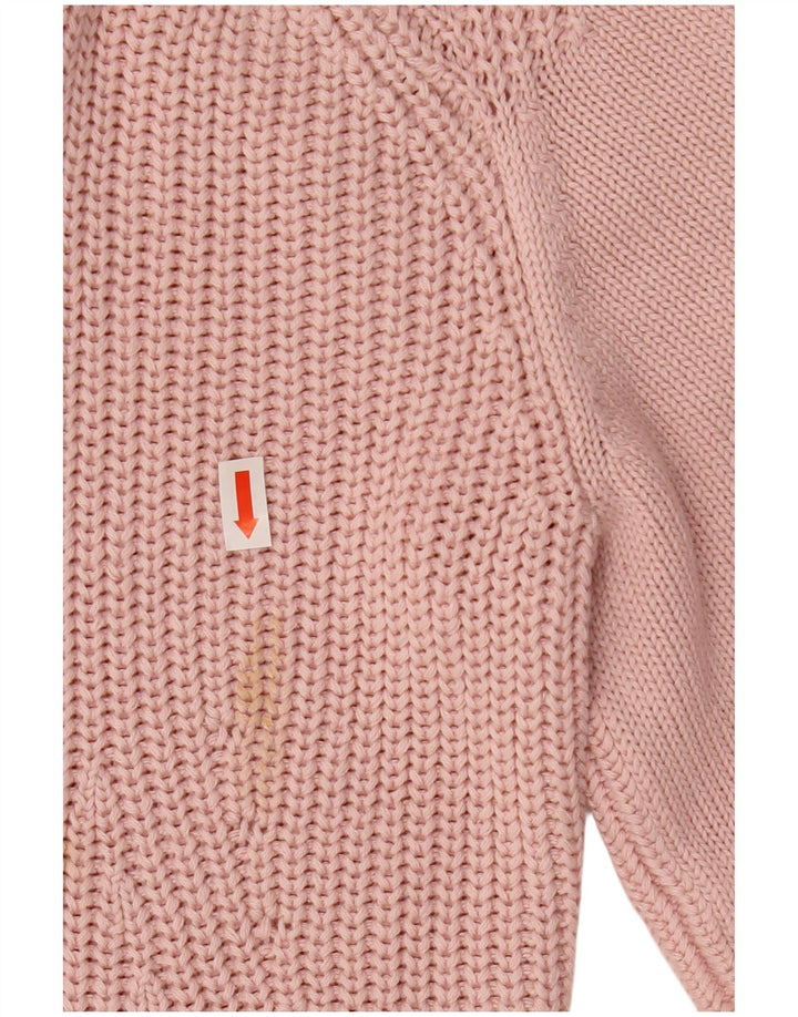Marks & Spencer Jersey de cuello redondo para mujer UK 40 Algodón rosa medio