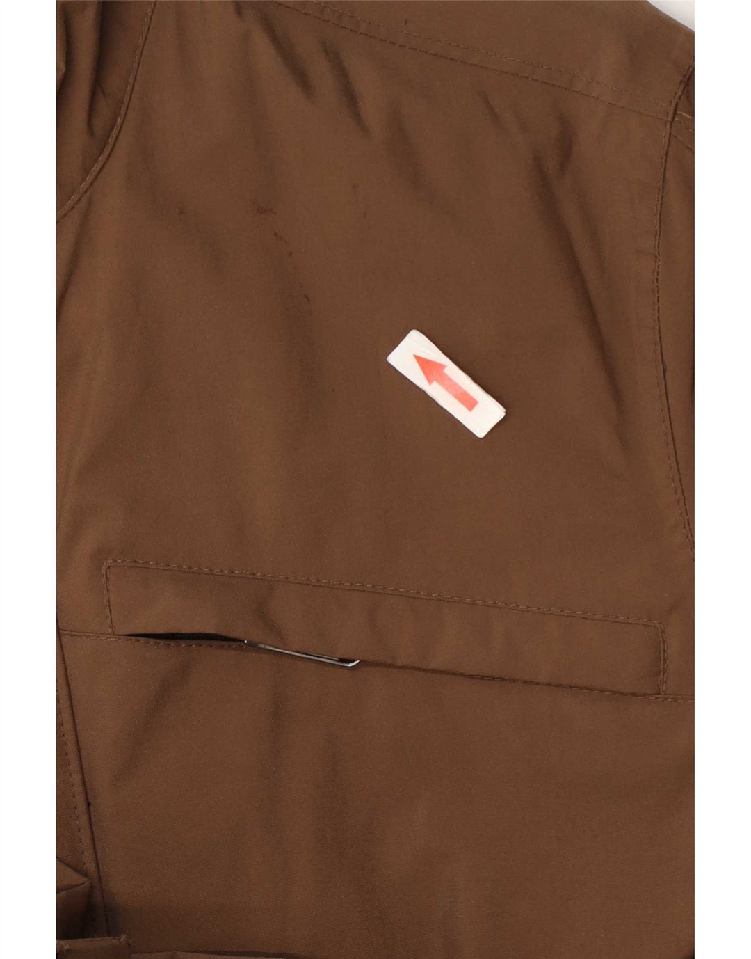 Chaqueta utilitaria vintage para hombre Reino Unido 38 Poliamida marrón medio