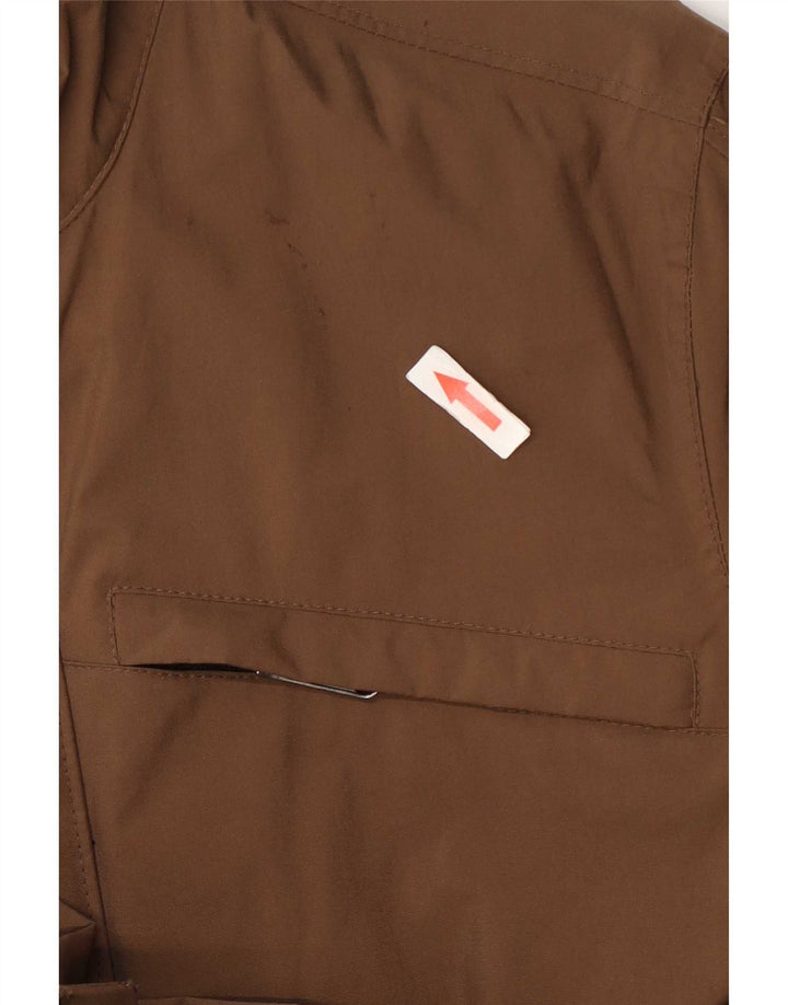 Chaqueta utilitaria vintage para hombre Reino Unido 38 Poliamida marrón medio