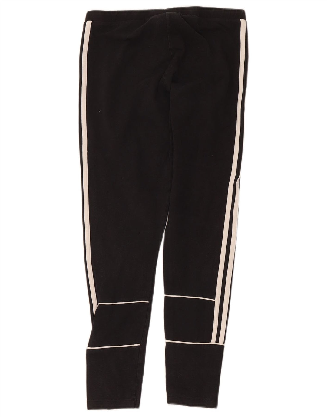 Adidas - Leggings cortos para mujer (talla 40), algodón negro mediano