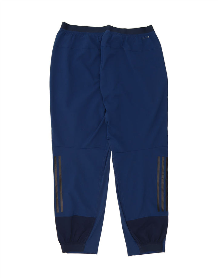 ADIDAS Mens Climacool Tracksuit Trousers Joggers Large Navy Blue Polyester Vintage Adidas and Second-Hand Adidas from Messina Hembry 