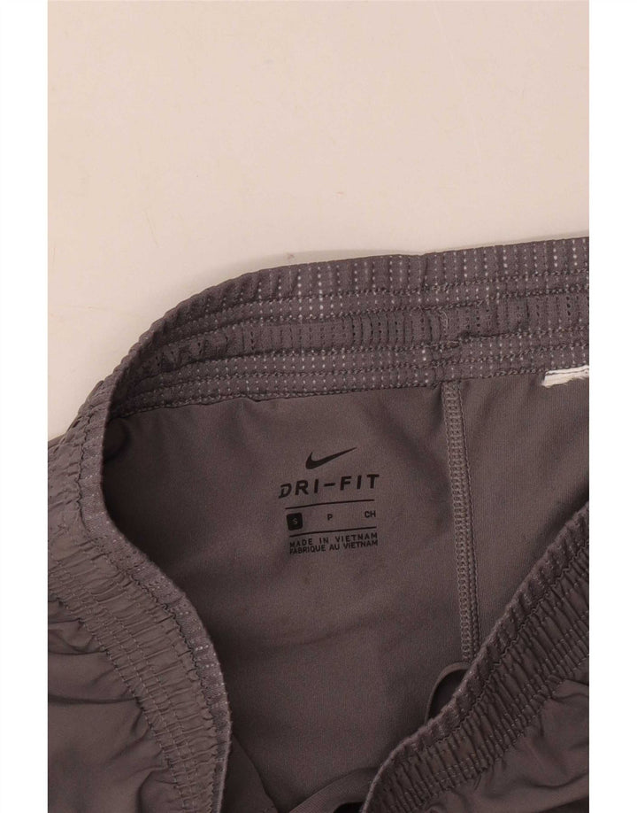 Nike - Pantalones cortos deportivos Dri Fit para mujer, talla 10, color gris