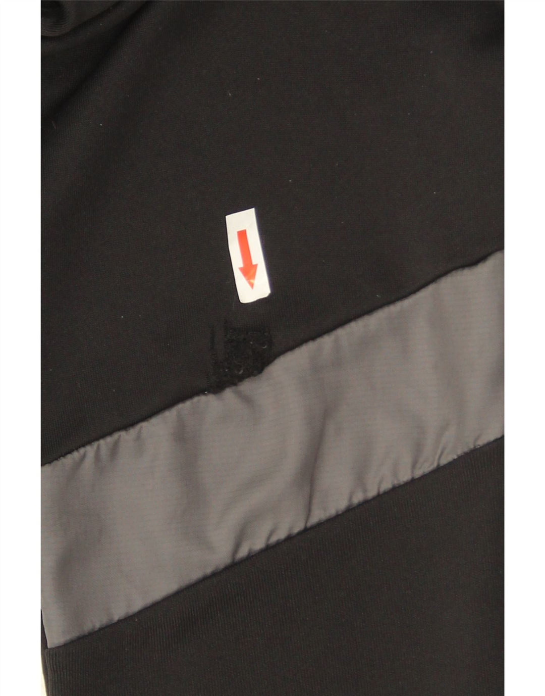 Adidas Pantalones de chándal para mujer UK 40 Mediano Negro Colorblock Poliéster