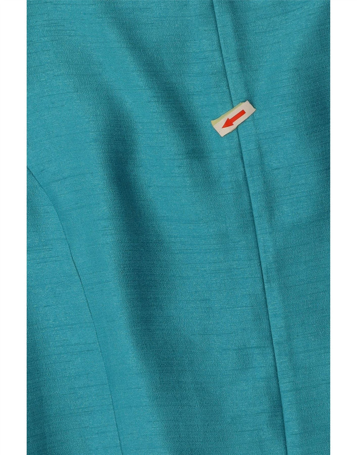 JACQUES VERT Vestido tubo sin mangas para mujer UK 44 Grande Viscosa turquesa