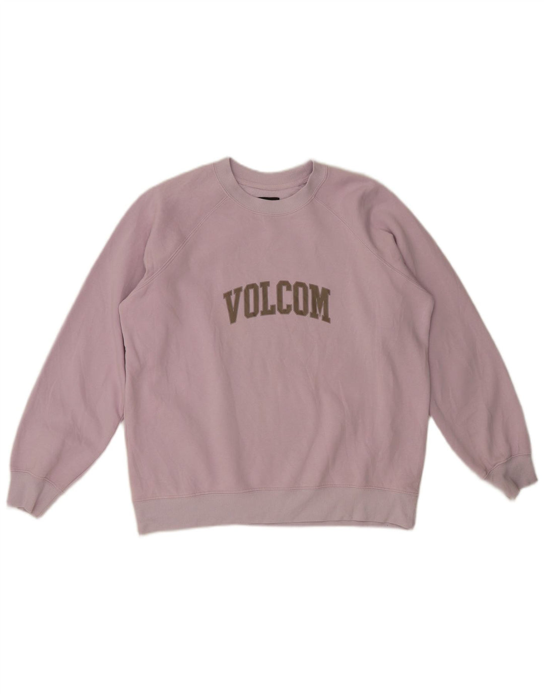 Volcom Sudadera extragrande con estampado gráfico para mujer, talla 44, color morado mediano