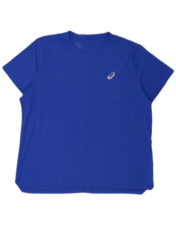 Camiseta Asics Hombre Top 2XL Azul Poliéster