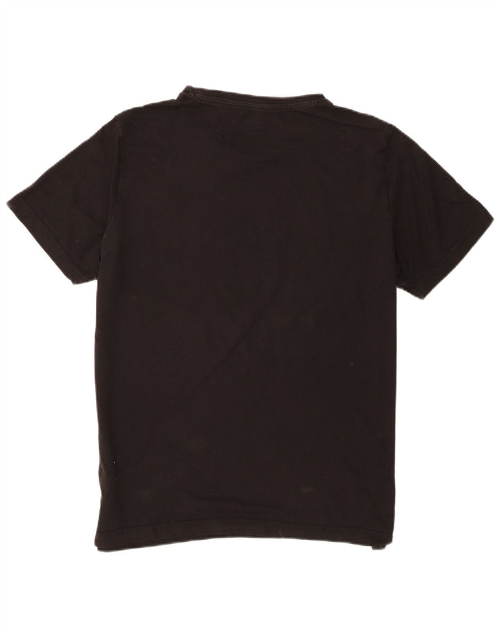 Puma Camiseta gráfica para hombre Top Medium Black Cotton