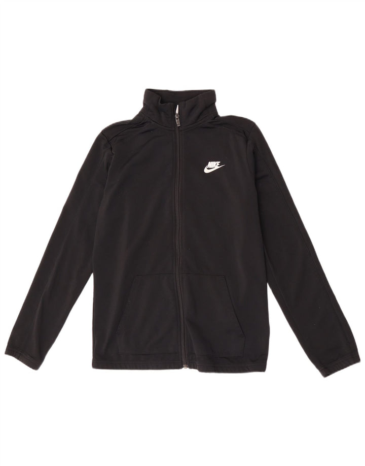 Nike Chaqueta de chándal para niño 13-14 años XL Negro Poliéster