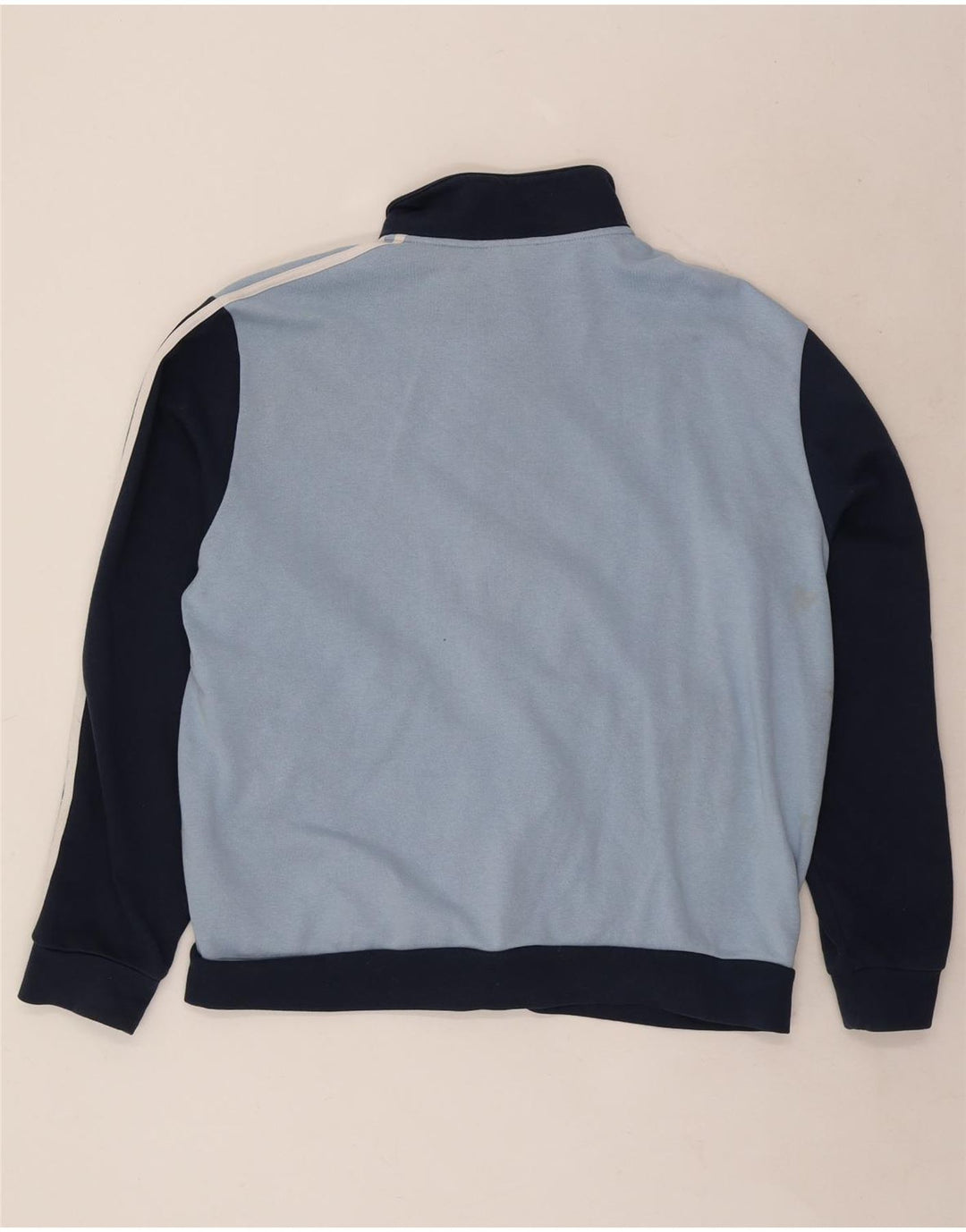 Adidas Hombre Chándal Top Chaqueta XL Azul Colorblock