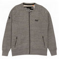 Superdry Chaqueta de chándal para hombre, talla 2XL, algodón moteado gris