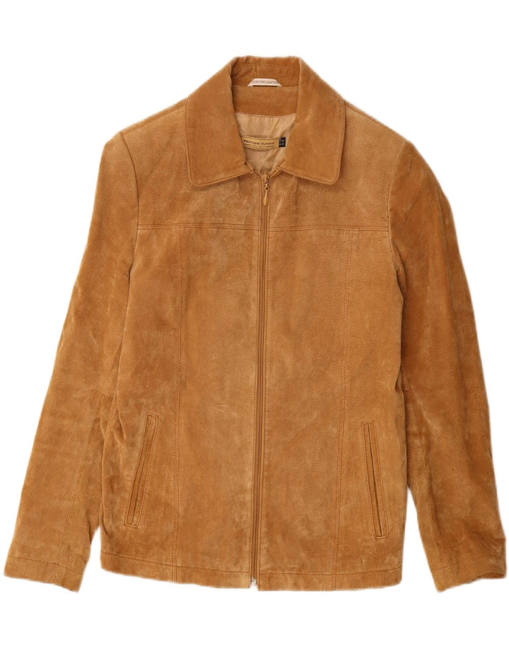 Chaqueta Mujer Privilegi Ante IT 44 Cuero Beige Medio