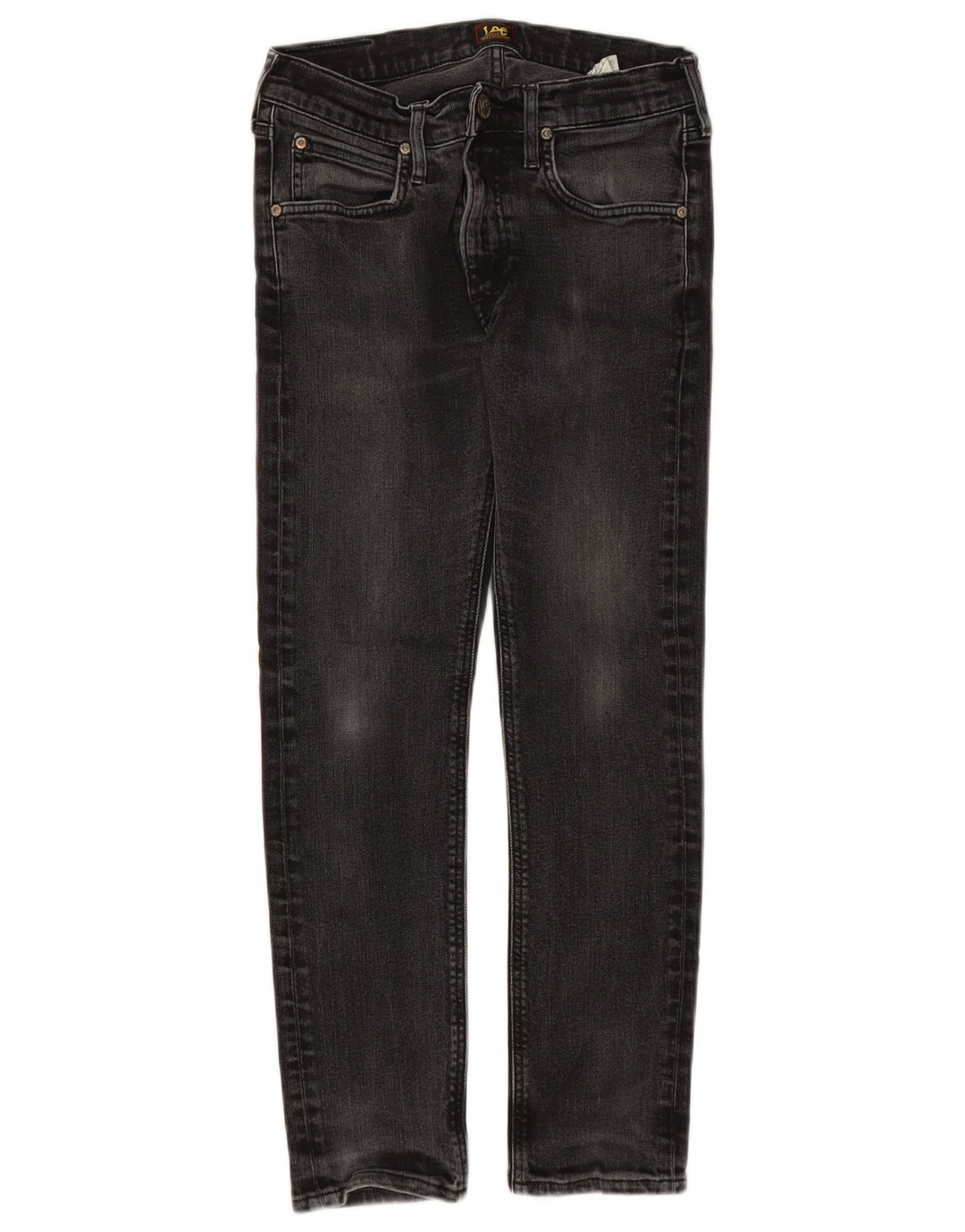 LEE Luke Slim Jeans para Mujer W29 L26 Algodón Gris