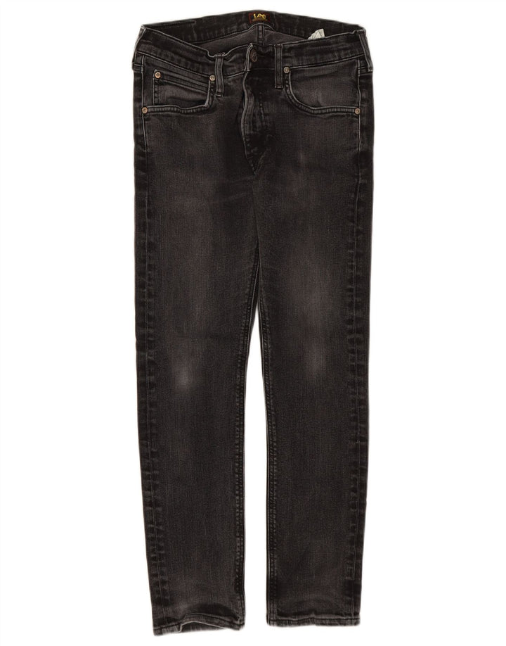 LEE Luke Slim Jeans para Mujer W29 L26 Algodón Gris