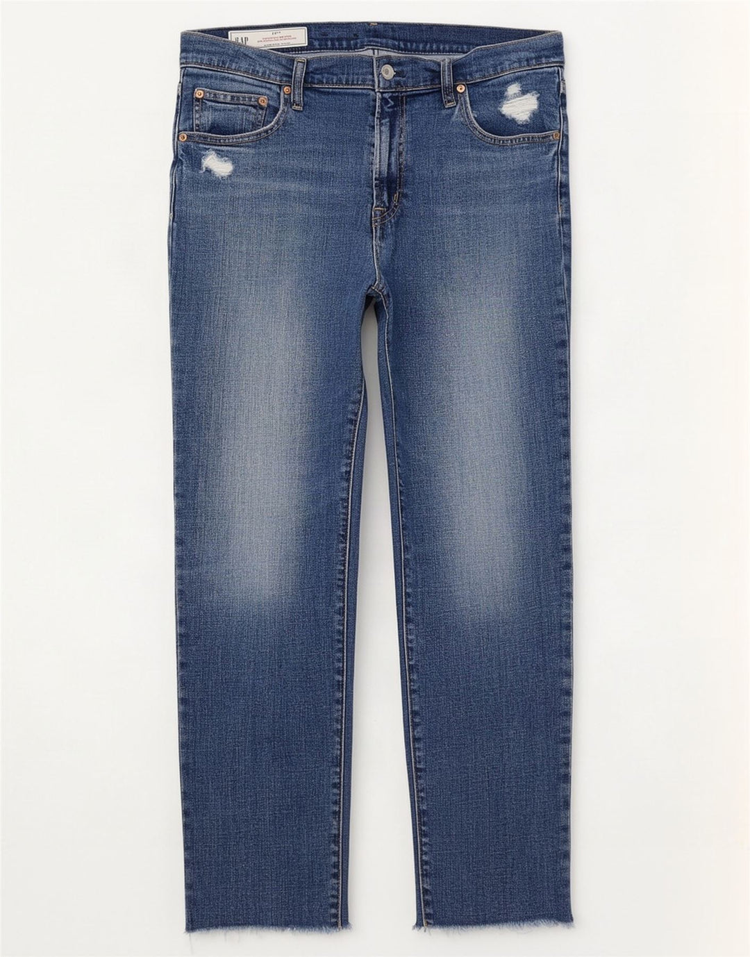 Gap Vaqueros Ajustados De Talle Medio Desgastados Novia para Mujer W30 L27 Azul