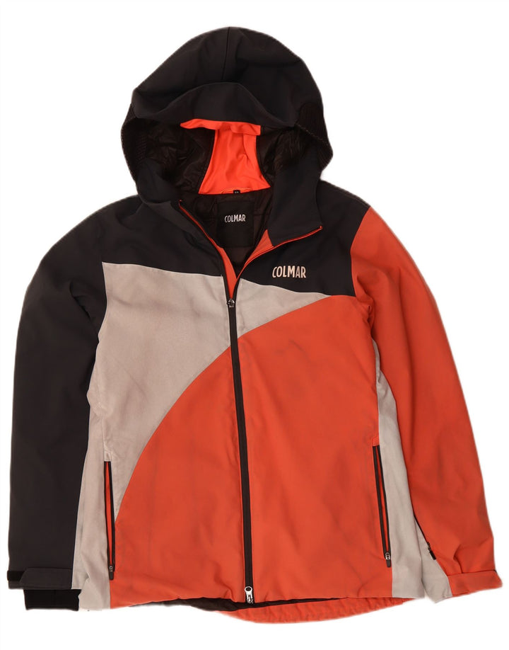 COLMAR Chaqueta cortavientos con capucha para hombre IT 50 Large Pink Colourblock