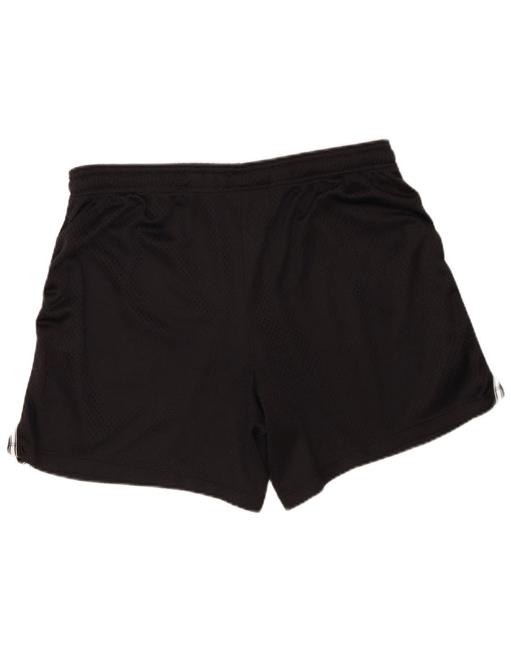 Champion Pantalones cortos deportivos para hombre poliéster negro grande