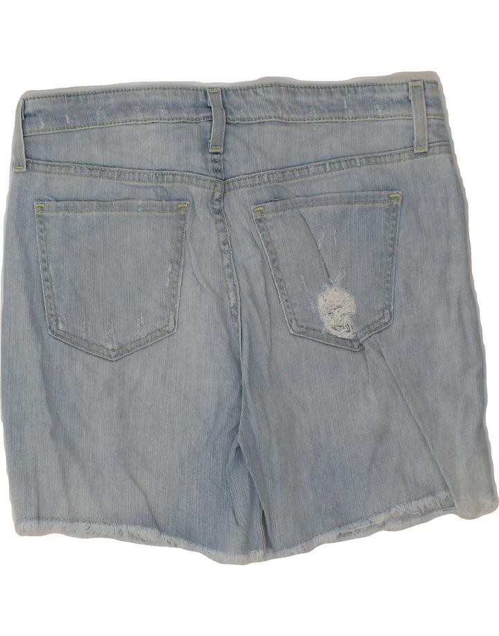 MOSSIMO Womens Distressed Denim Shorts US 10 Large W30 Blue Cotton Vintage Mossimo and Second-Hand Mossimo from Messina Hembry 