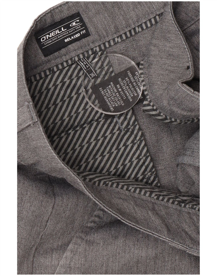 O'Neill Pantalones cortos cargo de ajuste relajado para hombre W36 Poliéster gris grande