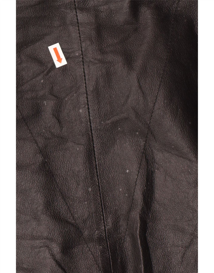 ESCO Chaqueta de cuero para hombre IT 52 XL Cuero negro