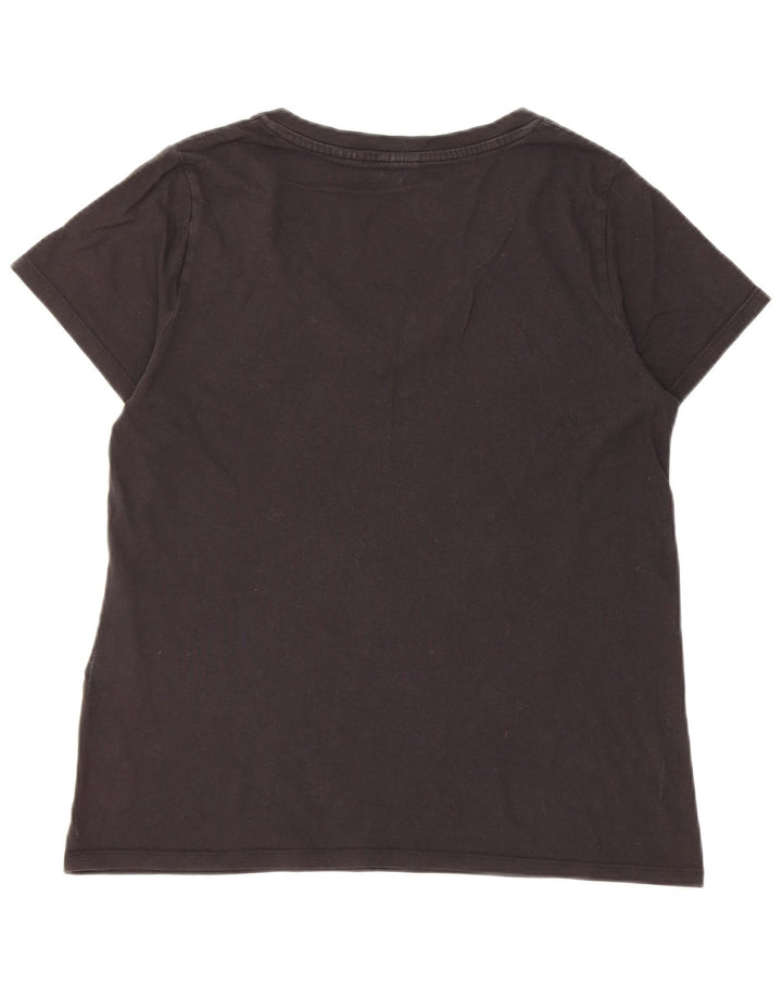 Levi's Camiseta para mujer Top UK 44 Medium Black Cotton