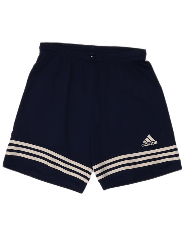 Adidas Mens Climalite Sport Shorts Pequeño Azul Marino Poliéster