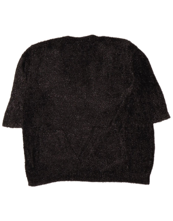 Hobbs Jersey de Manga 3/4 con Cuello Redondo para Mujer UK 40 XL Negro Moteado