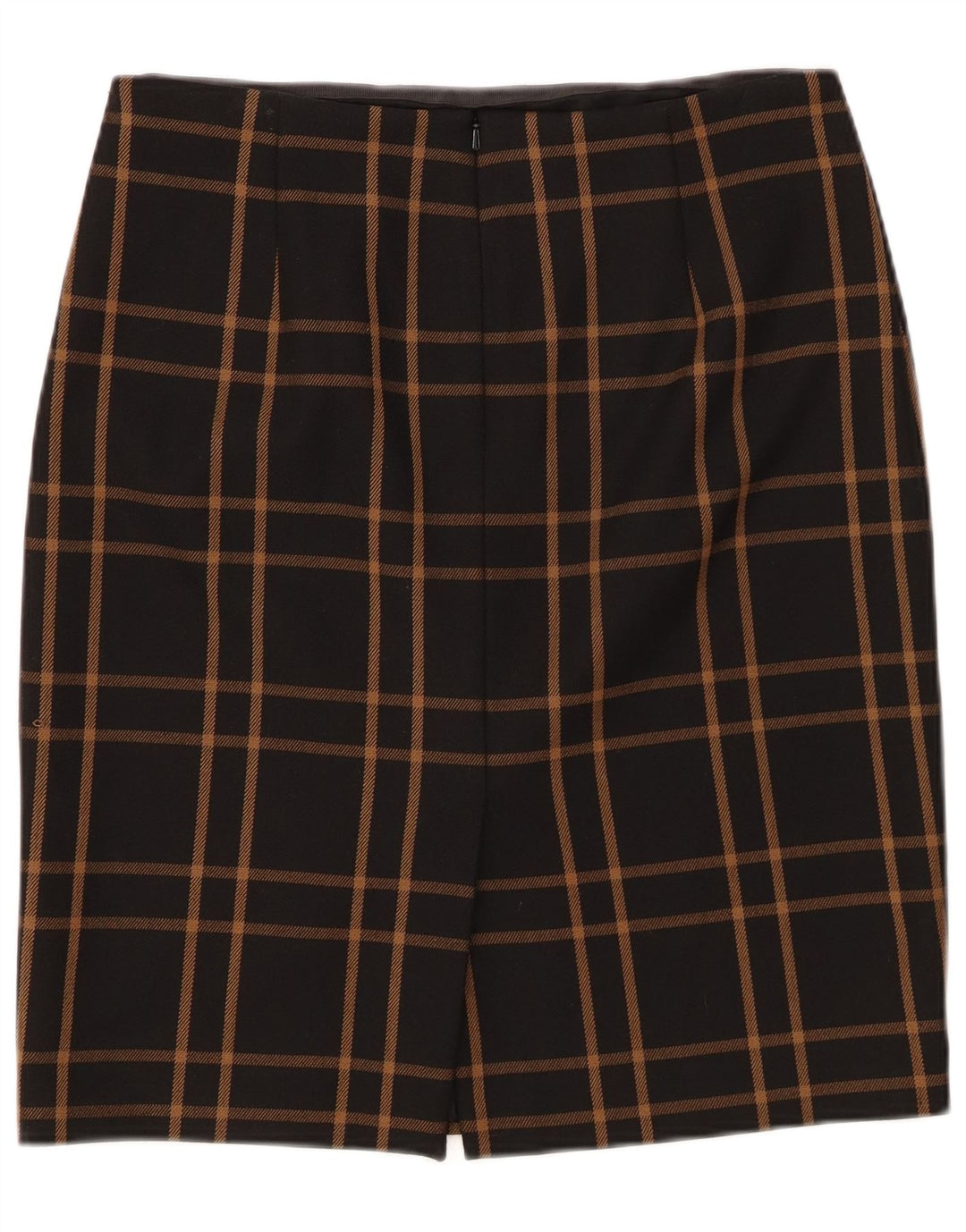 HOBBS Falda recta para mujer UK 12 Medium W30 Black Plaid