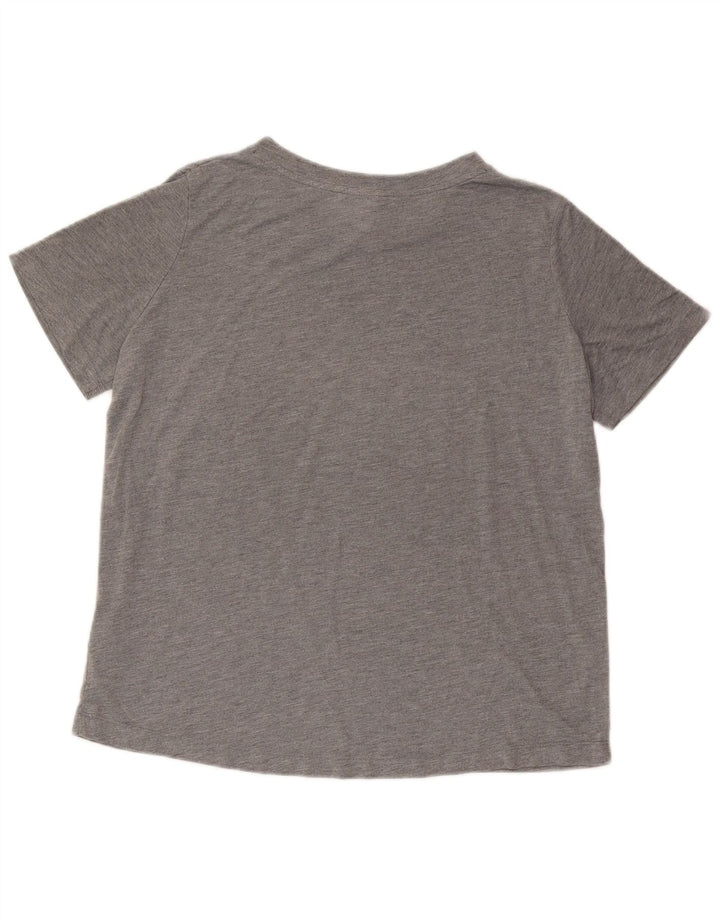 Nike Camiseta gráfica para mujer Top UK 46 Grande Gris Poliéster
