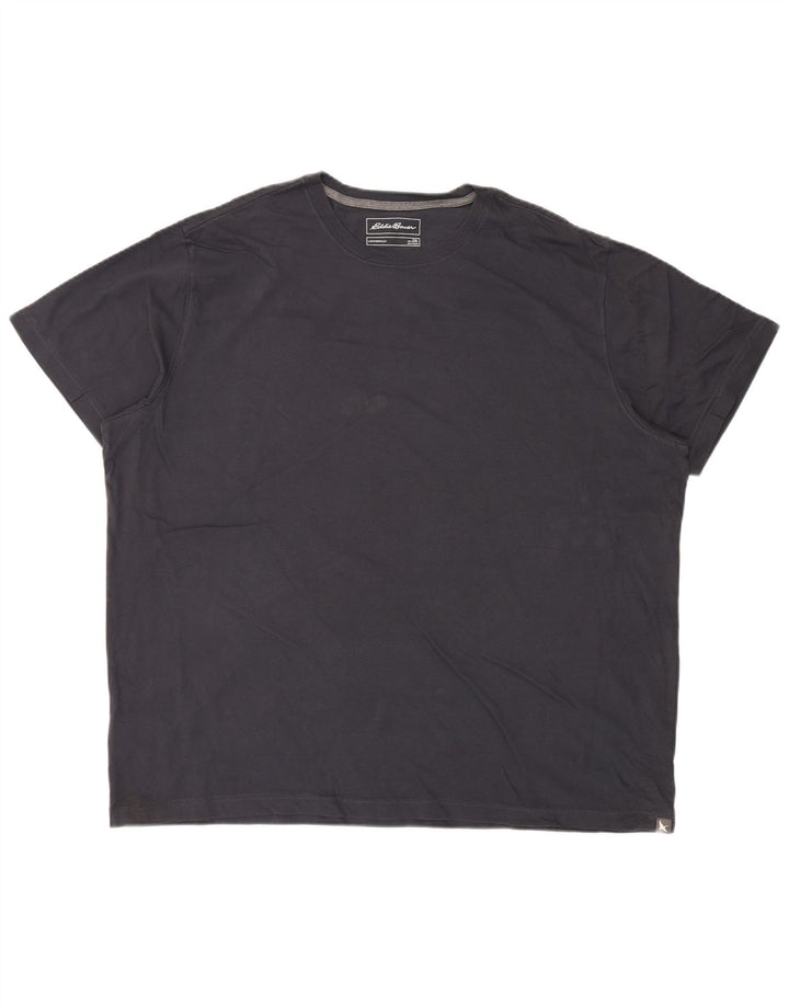 EDDIE BAUER Camiseta Hombre Top 2XL Azul Marino Algodón