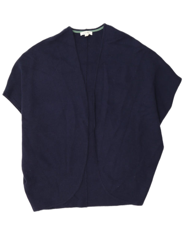 White Stuff Poncho Cárdigan para Mujer UK 40 Medio Azul Marino Poliéster