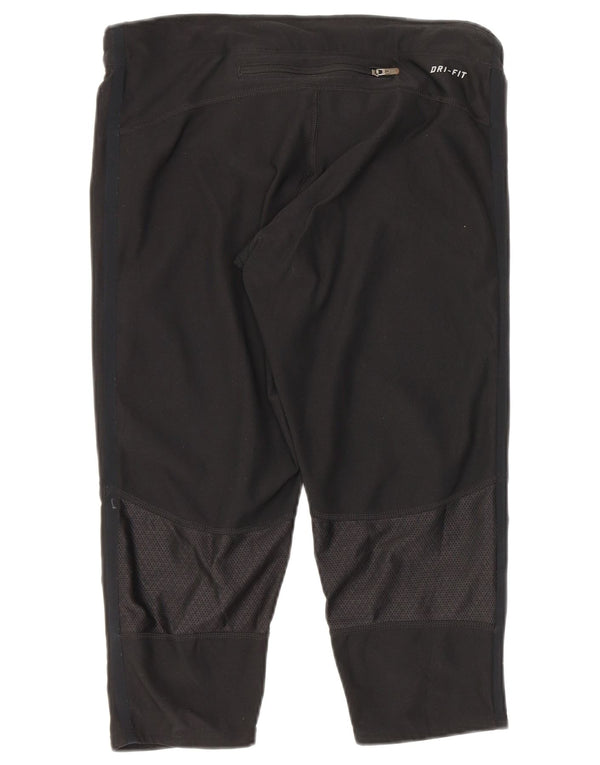 Nike - Leggings capri para mujer (talla 8), poliéster con lunares negros pequeños