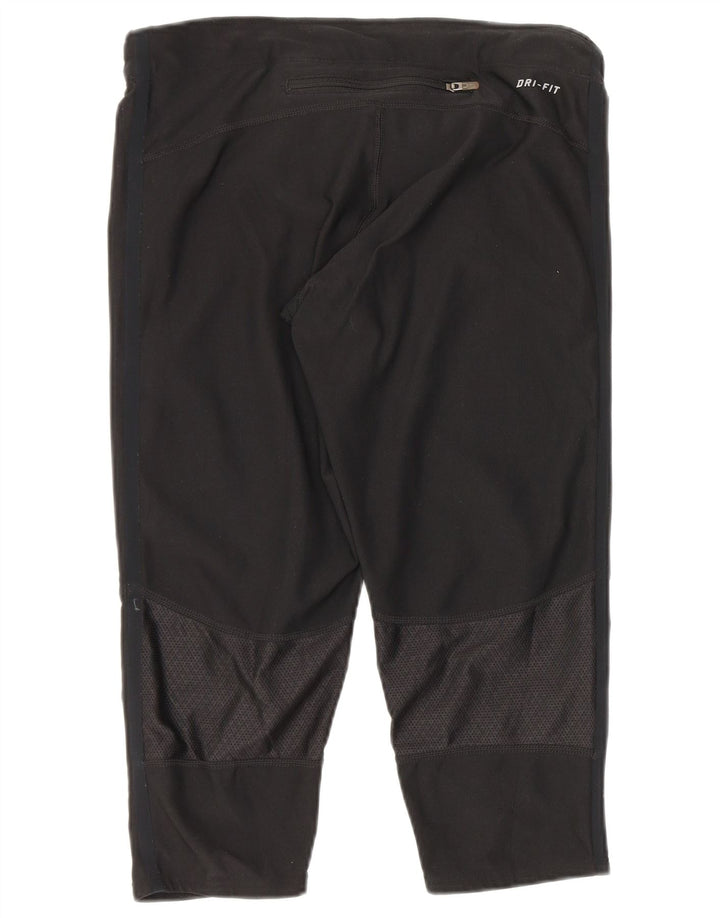 Nike - Leggings capri para mujer (talla 8), poliéster con lunares negros pequeños