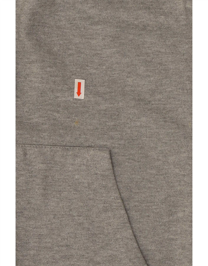 Kangol Mens Zip Sudadera con capucha suéter grande gris