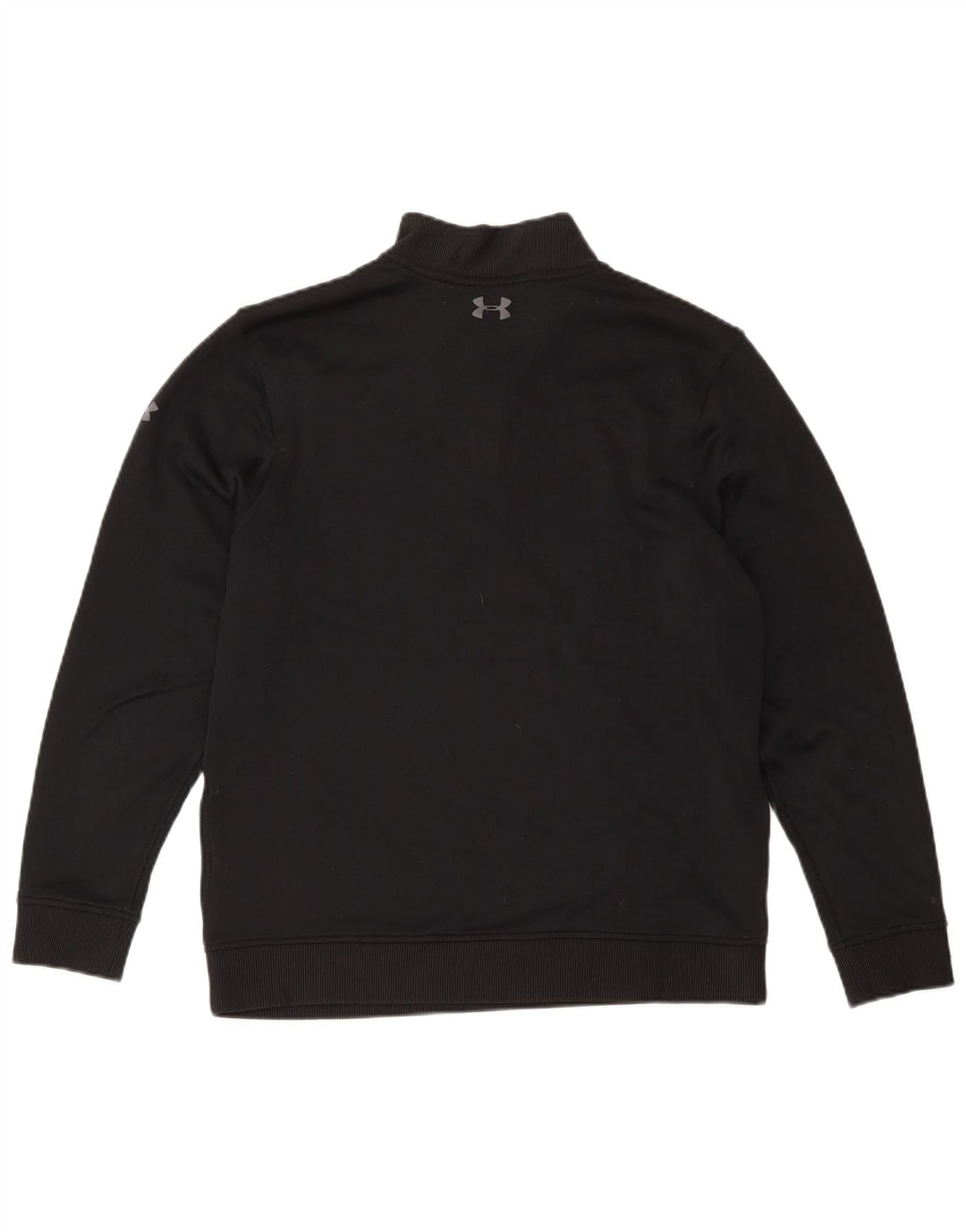 Under Armour Hombre Zip Neck Sudadera Jumper Medium Negro Poliéster
