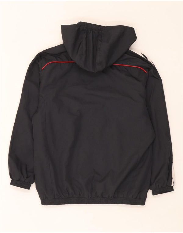 Adidas Boys Munster Rugby Chaqueta cortavientos con capucha 11-12 años Negro