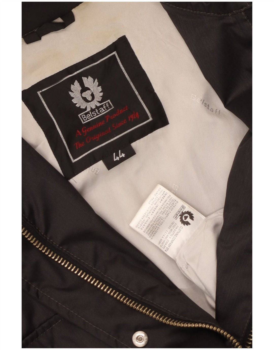 Belstaff Chaqueta utilitaria para mujer IT 44 Medium Black Nylon