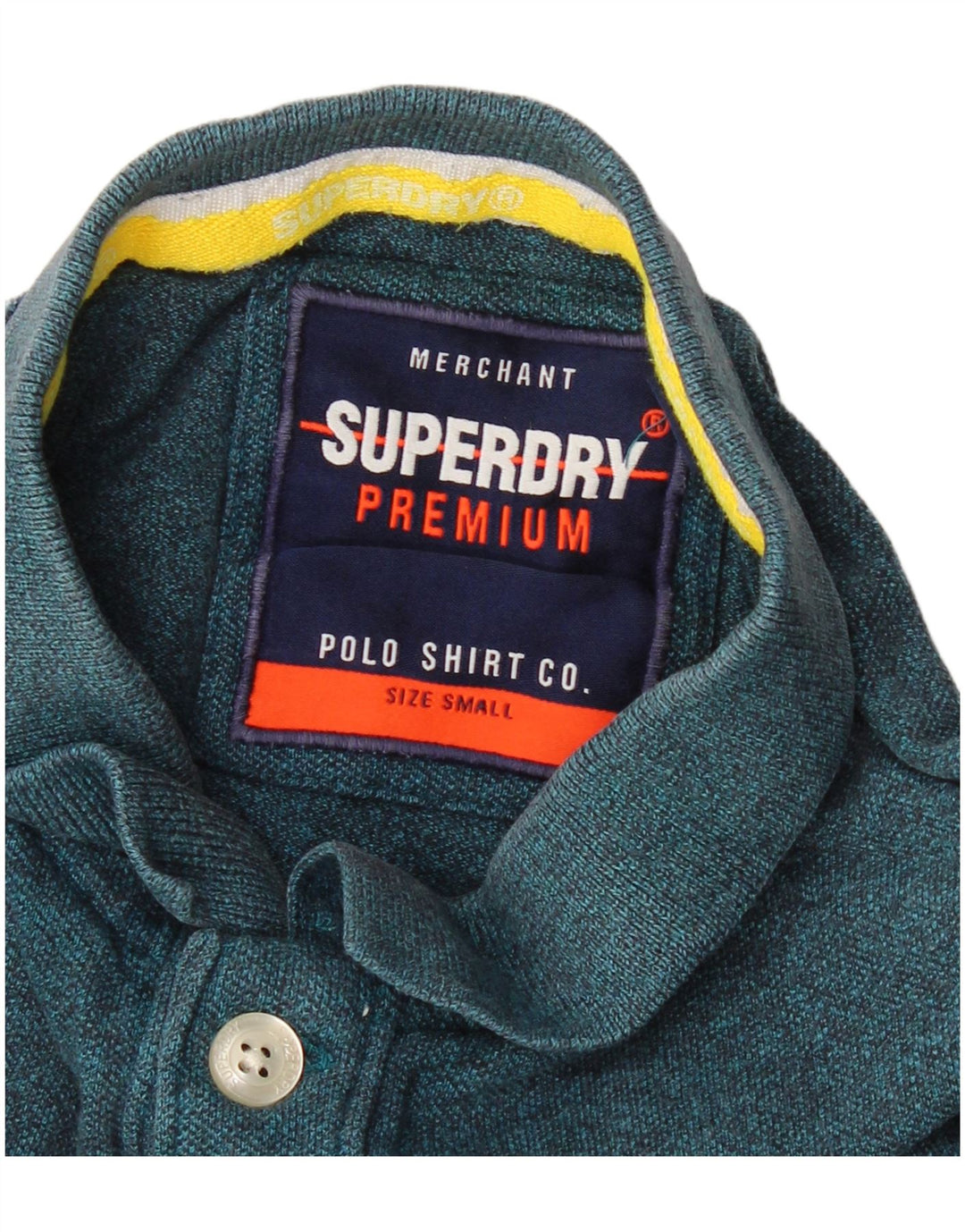 Superdry Polo Gráfico Para Hombre Azul Pequeño