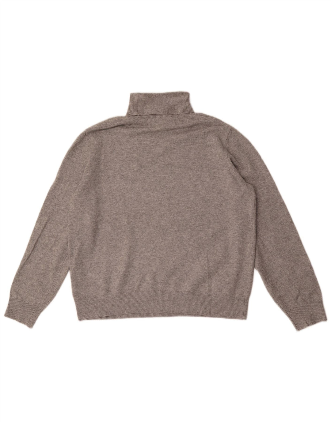 Marks & Spencer Jersey con cuello vuelto para hombre Poliéster gris medio
