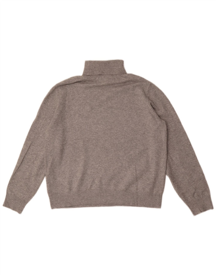 Marks & Spencer Jersey con cuello vuelto para hombre Poliéster gris medio