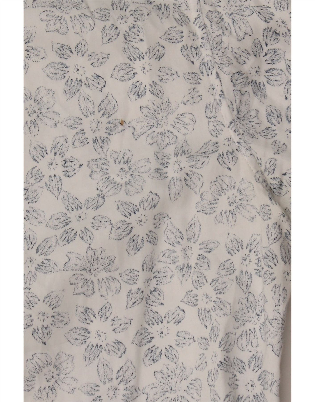 Ted Baker Camisa para hombre Talla 3 Mediana Algodón floral blanco