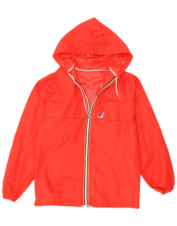 K-Way Chaqueta impermeable con capucha para mujer UK 44 Medium Red