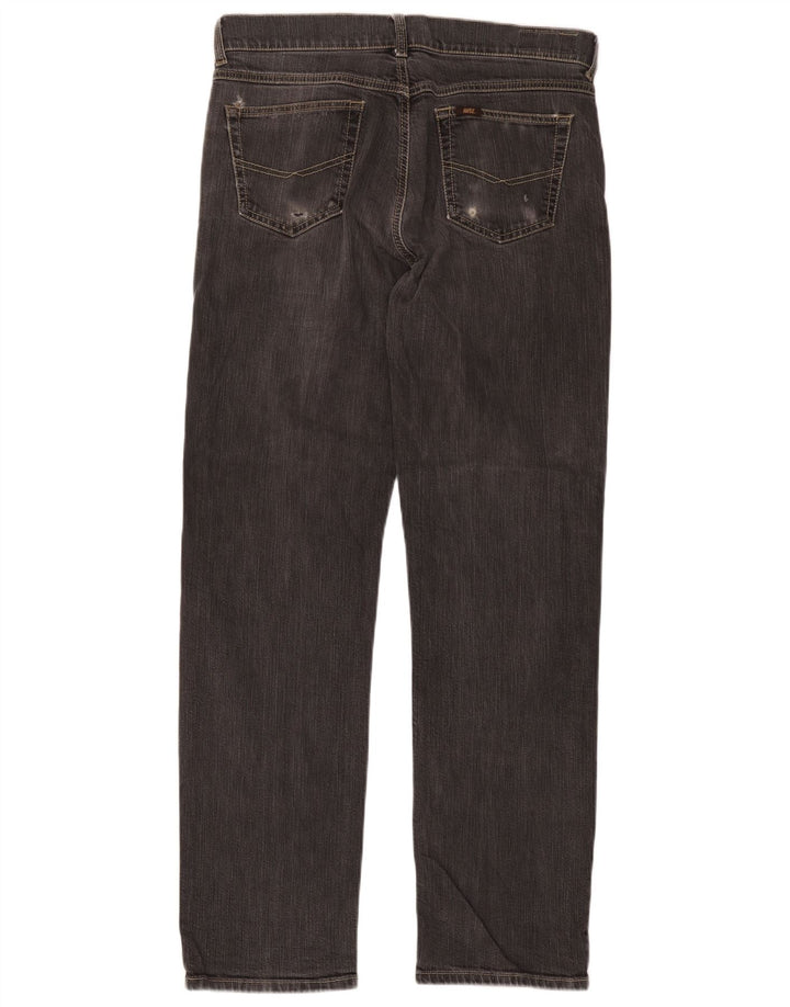 Vaqueros rectos para hombre Rifle W34 L32 Algodón gris