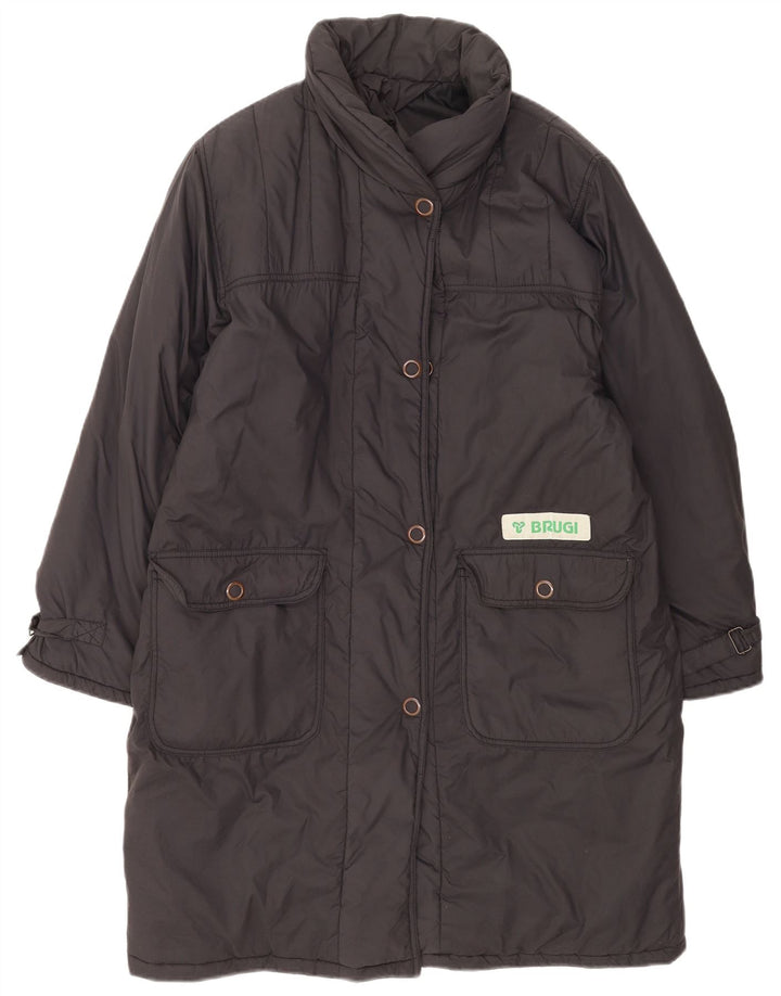 Brugi Abrigo cortavientos para mujer UK 40 3XL Poliamida negra