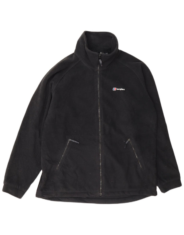 Berghaus Chaqueta polar para hombre UK 40 Large Poliéster negro