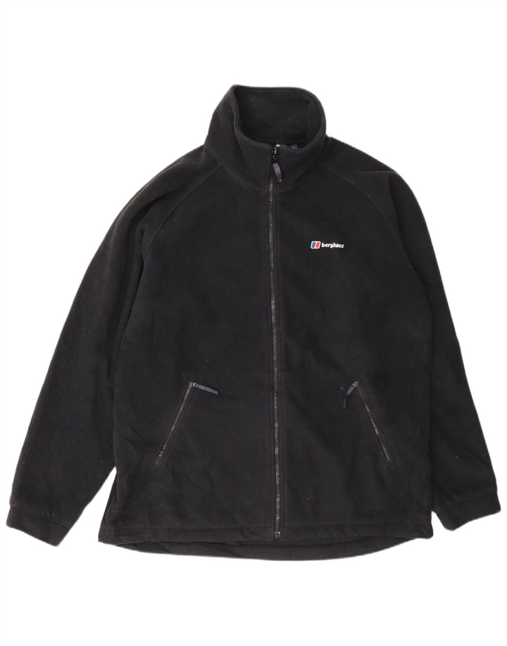 Berghaus Chaqueta polar para hombre UK 40 Large Poliéster negro